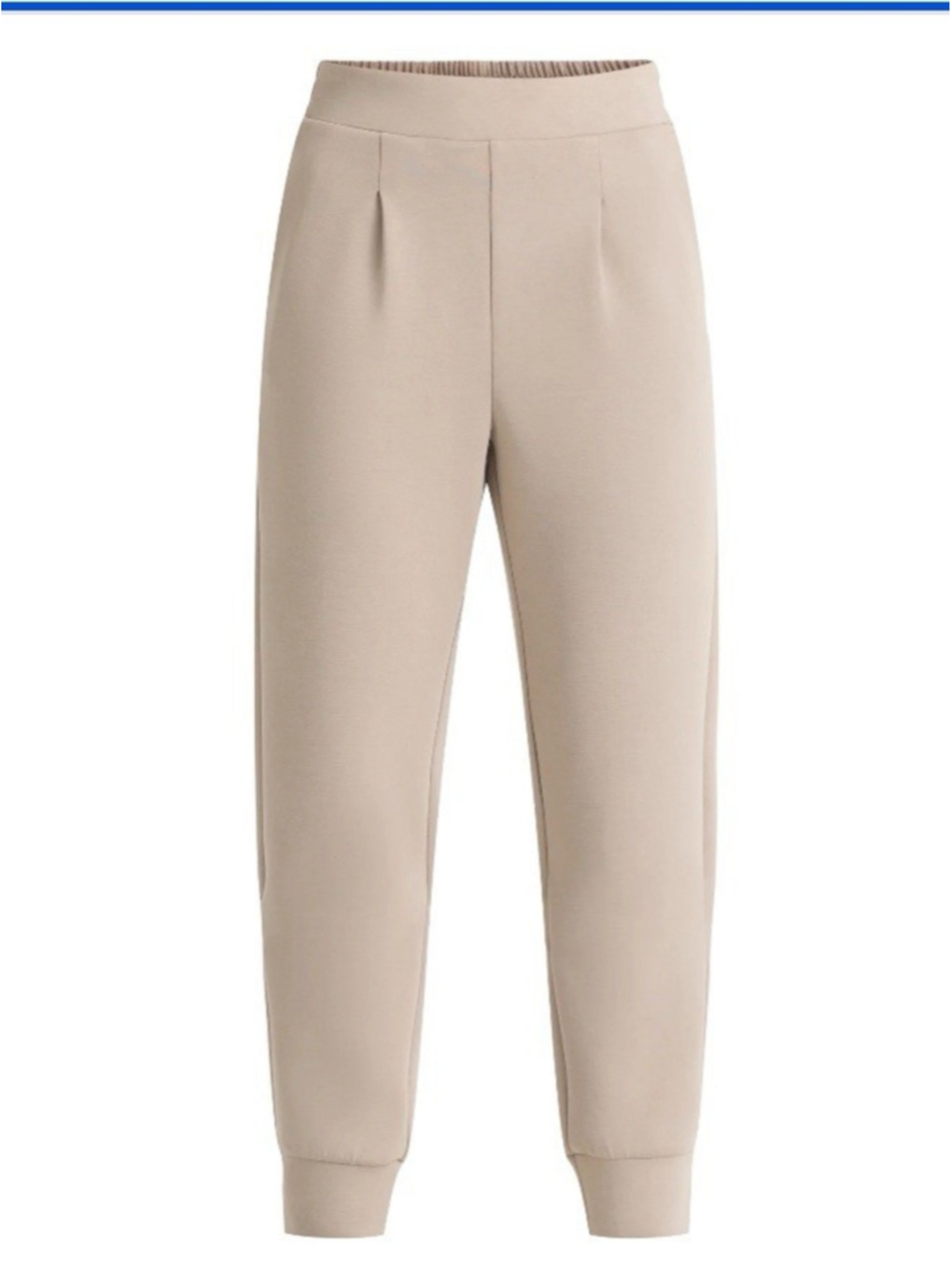 Avia Women's Scuba Knit Pleat Joggers with Pockets Size XL (16-18) NWT